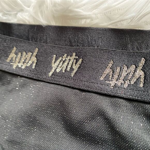 YITTY by Lizzo Spotlight Ruched Leggings Shimmered Iconic Black New Women Medium - Picture 5 of 10